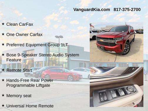 Radiant Red Tintcoat 2023 Chevrolet Suburban LT