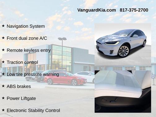 Pearl White Multi-Coat 2018 Tesla Model X 100D