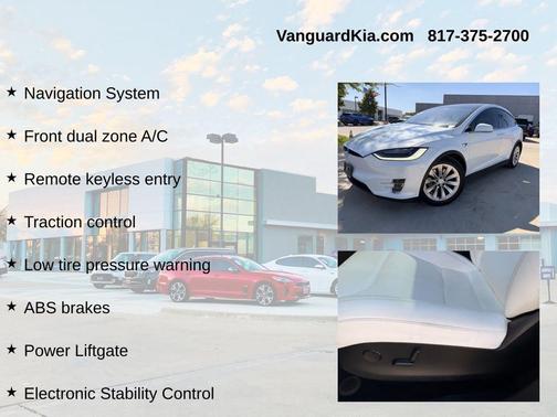 Pearl White Multi-Coat 2018 Tesla Model X 100D