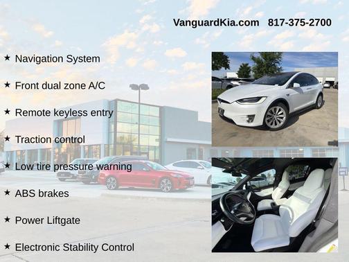 Pearl White Multi-Coat 2018 Tesla Model X 100D