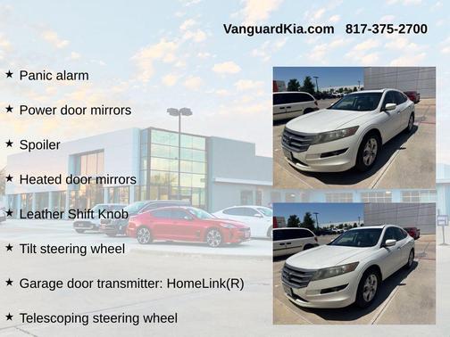 White Diamond Pearl 2010 Honda Accord Crosstour EX-L