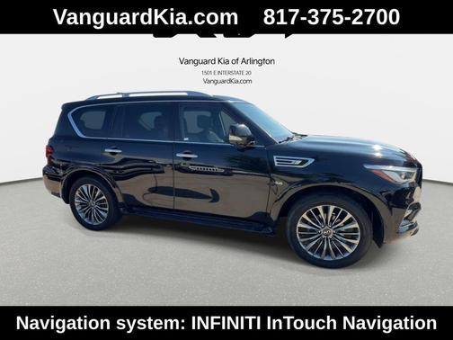 Black Obsidian 2019 INFINITI QX80 Luxe