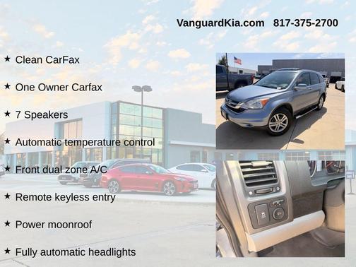 Glacier Blue Metallic 2011 Honda CR-V EX-L