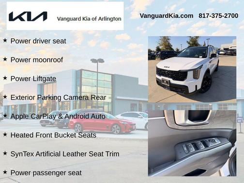 Glacial White Pearl 2026 Kia Sorento EX