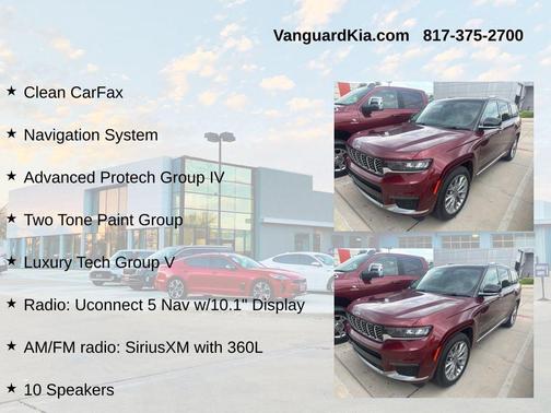 Velvet Red Pearlcoat 2022 Jeep Grand Cherokee L Summit