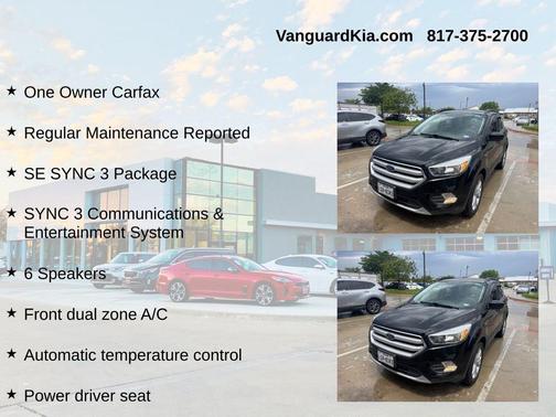 SHADOW BLACK 2018 Ford Escape SE