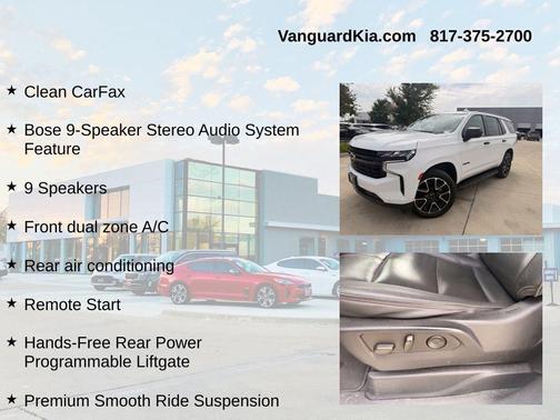 Summit White 2023 Chevrolet Tahoe 2WD RST
