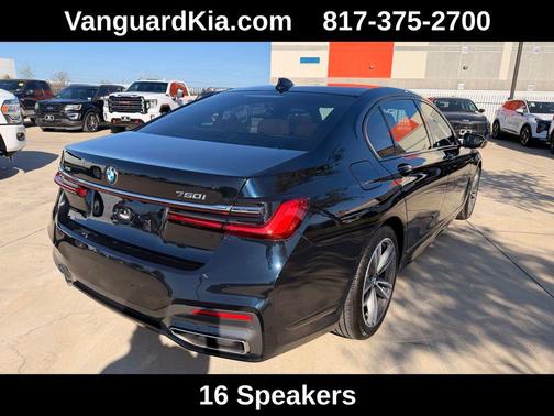 Carbon Black Metallic 2022 BMW 750 i xDrive