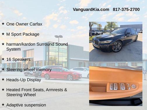 Carbon Black Metallic 2022 BMW 750 i xDrive