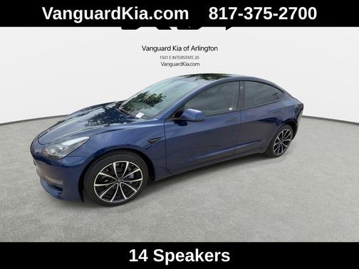 Deep Blue Metallic 2023 Tesla Model 3 Long Range