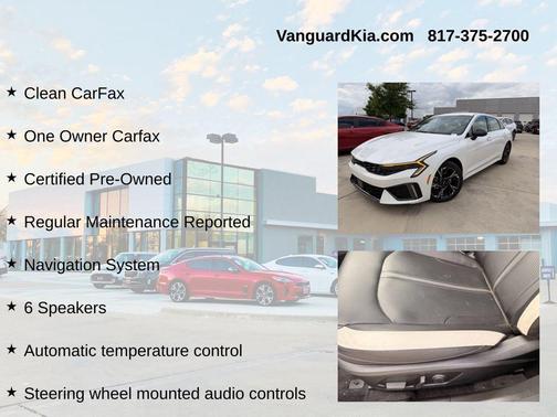 Snow White Pearl 2025 Kia K5 GT-Line