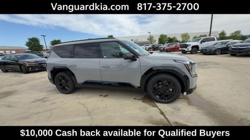 Wolf Gray 2026 Kia EV9 Land