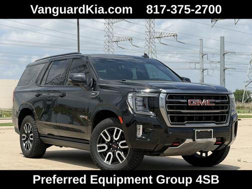 Onyx Black 2022 GMC Yukon 4WD AT4