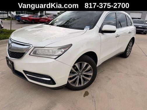 White Diamond Pearl 2016 Acura MDX 3.5L AcuraWatch Plus Package