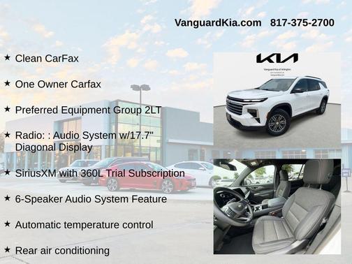 Summit White 2025 Chevrolet Traverse LT