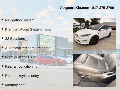 Pearl White Multi-Coat 2022 Tesla Model X Dual Motor All-Wheel Drive