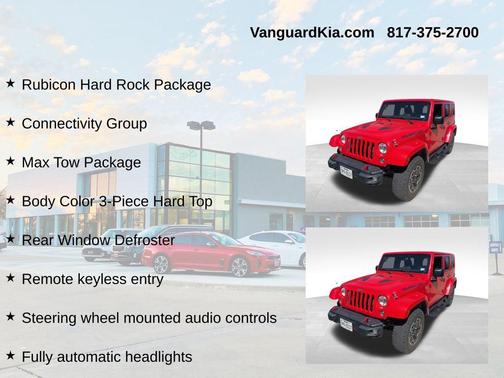 Firecracker Red Clearcoat 2016 Jeep Wrangler Unlimited Rubicon