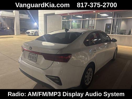 Clear White 2021 Kia Forte FE