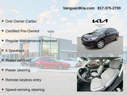 Aurora Black 2022 Kia Rio S