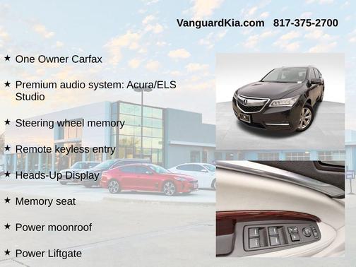 2015 Acura MDX 3.5L Advance Pkg w/Entertainment Pkg