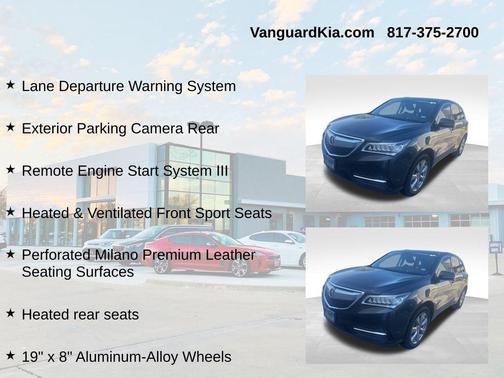 2015 Acura MDX 3.5L Advance Pkg w/Entertainment Pkg