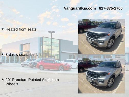 ICONIC SILVER METALLIC 2021 Ford Explorer XLT