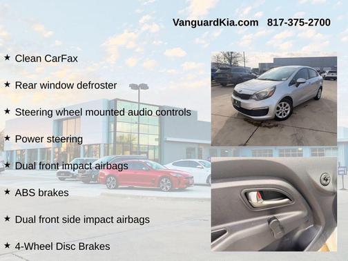 Bright Silver Metallic 2016 Kia Rio LX