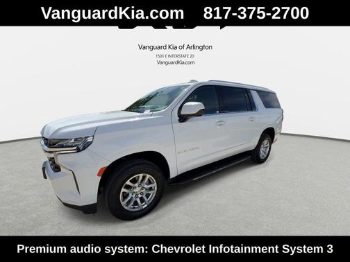 Summit White 2022 Chevrolet Suburban LS