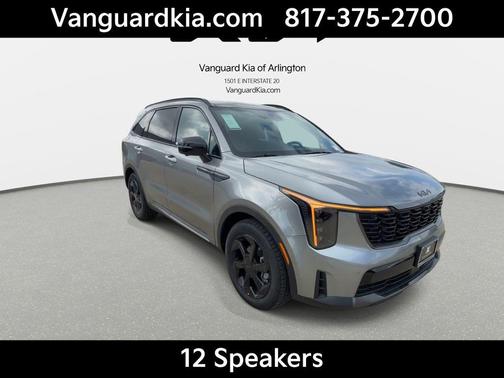 Steel Gray 2026 Kia Sorento Hybrid SX Prestige