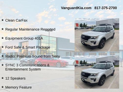 INGOT SILVER METALLIC 2018 Ford Explorer Sport