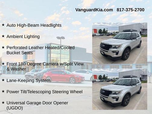 INGOT SILVER METALLIC 2018 Ford Explorer Sport