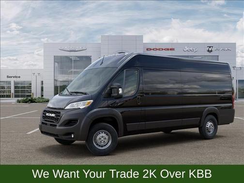 Black Clearcoat 2026 RAM ProMaster 3500 High Roof