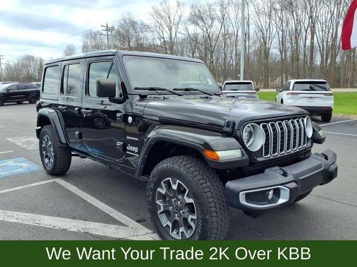 Black Clearcoat 2024 Jeep Wrangler Sahara