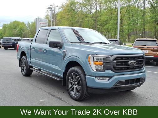 Blue 2023 Ford F-150 XLT