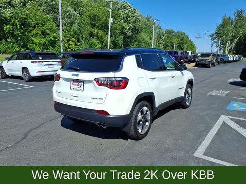 White Clearcoat 2018 Jeep Compass Limited