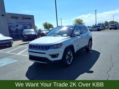 White Clearcoat 2018 Jeep Compass Limited