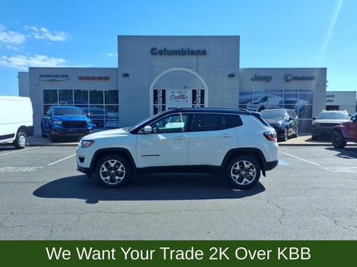 White Clearcoat 2018 Jeep Compass Limited