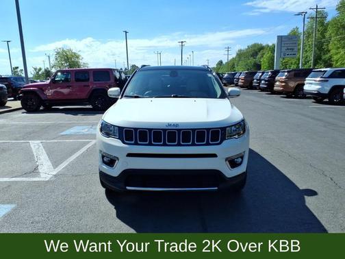 White Clearcoat 2018 Jeep Compass Limited