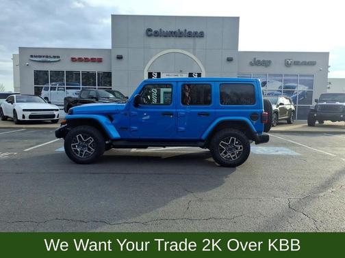 Hydro Blue Pearl 2026 Jeep Wrangler Sahara