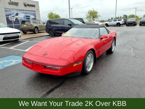 Red 1989 Chevrolet Corvette