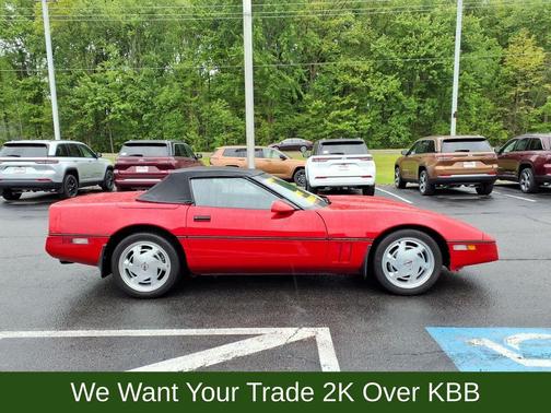Red 1989 Chevrolet Corvette