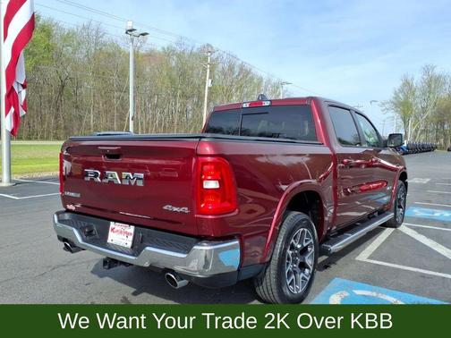 Delmonico Red Pearlcoat 2025 RAM 1500 Laramie