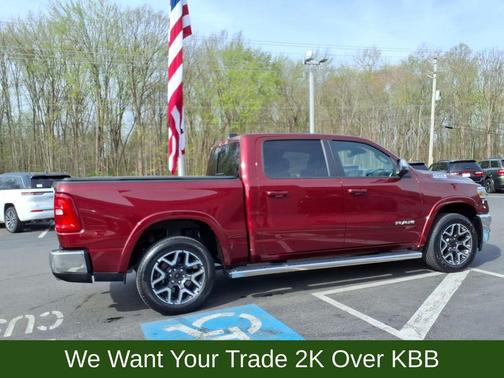 Delmonico Red Pearlcoat 2025 RAM 1500 Laramie