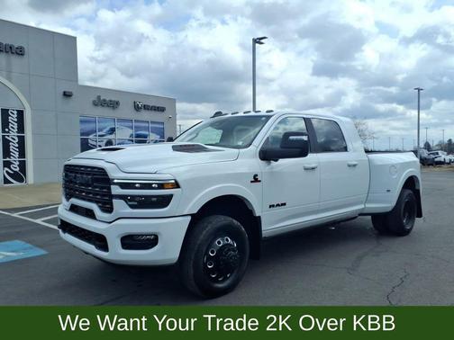 Bright White Clearcoat 2025 RAM 3500 Limited