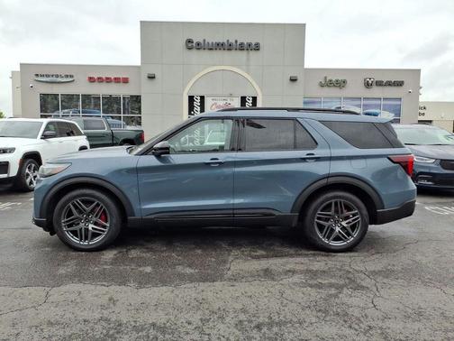 Vapor Blue 2025 Ford Explorer ST