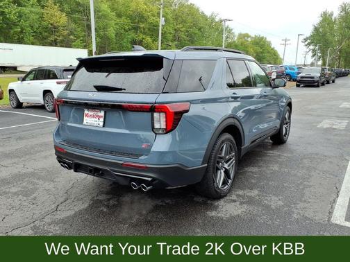 Vapor Blue 2025 Ford Explorer ST