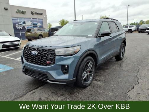 Vapor Blue 2025 Ford Explorer ST