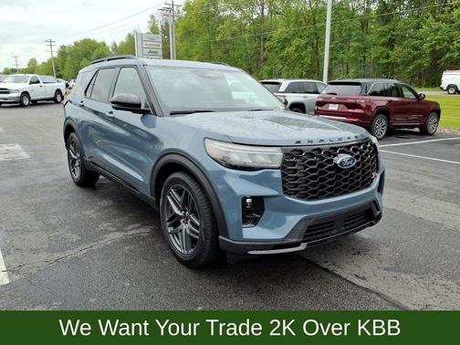 Vapor Blue 2025 Ford Explorer ST