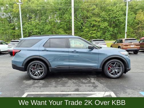Vapor Blue 2025 Ford Explorer ST