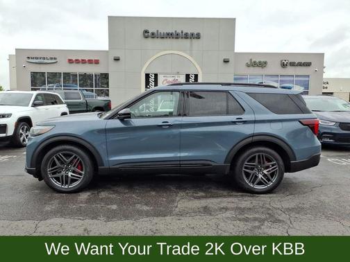 Vapor Blue 2025 Ford Explorer ST